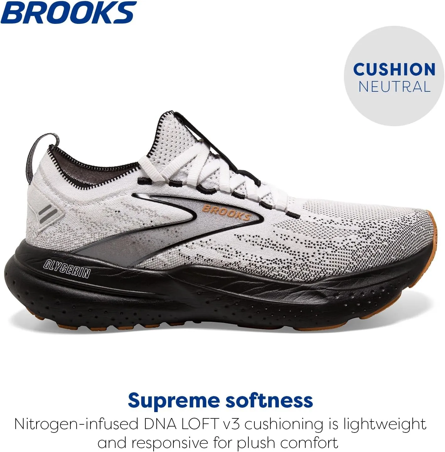 Brooks Men??s Glycerin Stealthfit 21 Neutral Running Shoe