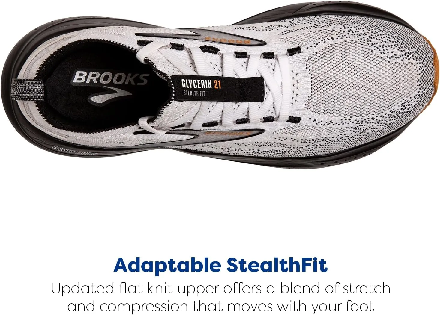 Brooks Men??s Glycerin Stealthfit 21 Neutral Running Shoe