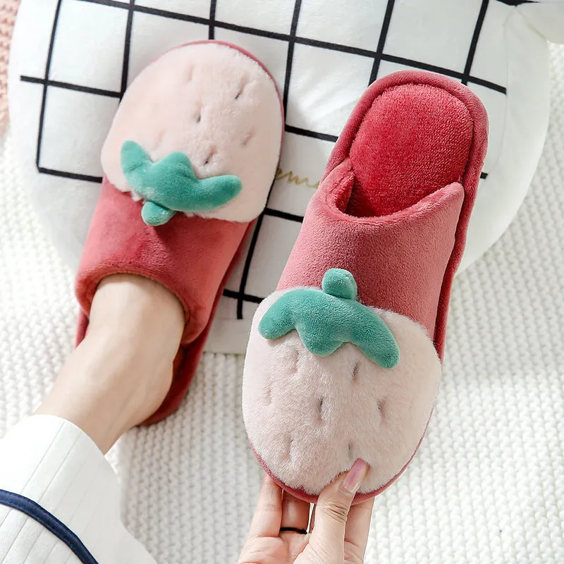 Cotton Slippers Women Autumn And Winter Indoor