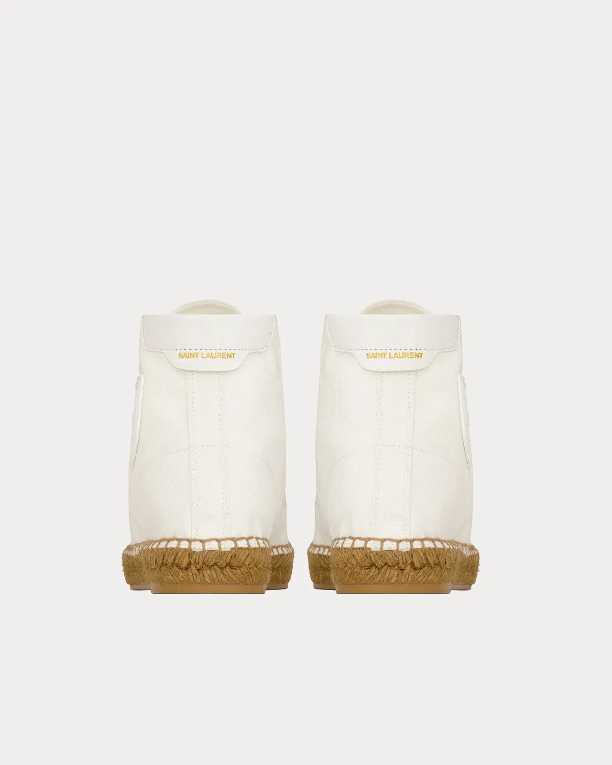 Damon Espadrilles Canvas Off-White High Top Sneakers