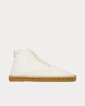 Damon Espadrilles Canvas Off-White High Top Sneakers