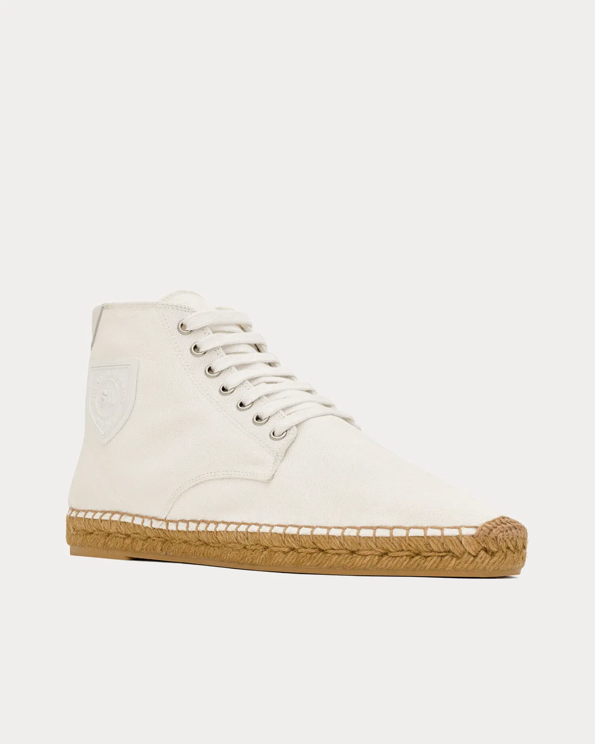 Damon Espadrilles Canvas Off-White High Top Sneakers