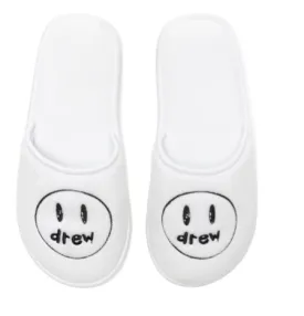 DREW HOUSE PAINTED MASCOT PLATFORM SLIPPER WHITE