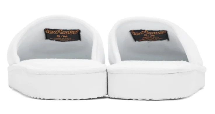 DREW HOUSE PAINTED MASCOT PLATFORM SLIPPER WHITE