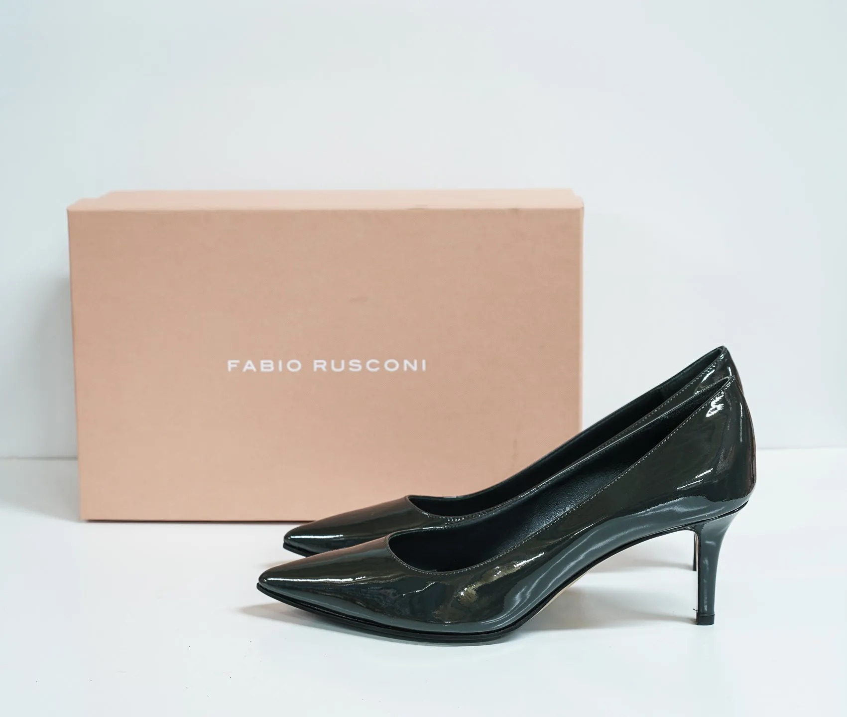 Fabio Rusconi Women's Ash Patent Leather Pump Milly 40% off