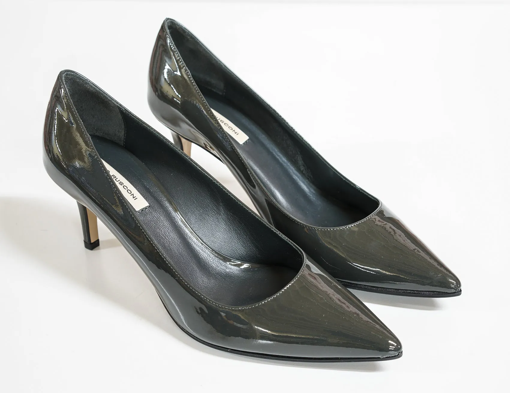 Fabio Rusconi Women's Ash Patent Leather Pump Milly 40% off