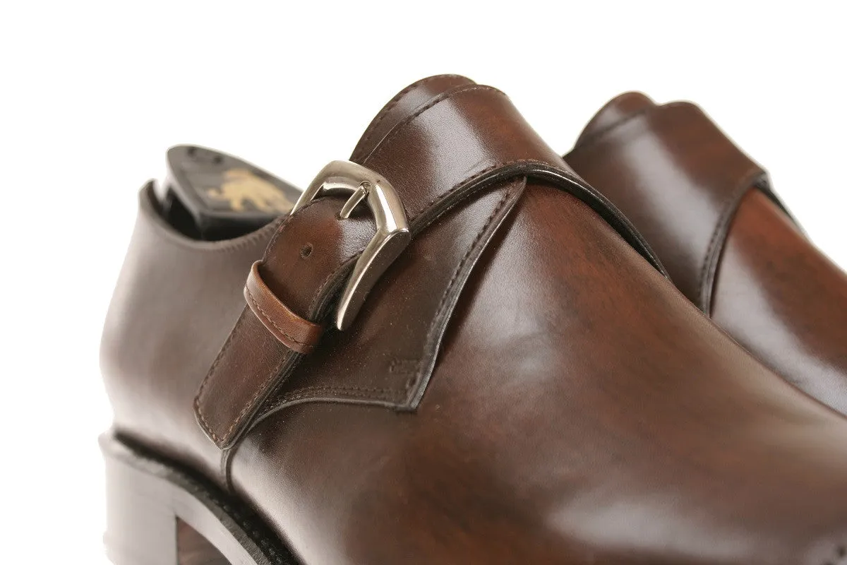 Genoa Calfskin Monk-Strap Shoes