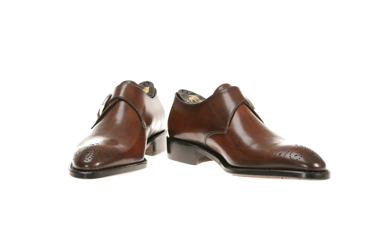 Genoa Calfskin Monk-Strap Shoes