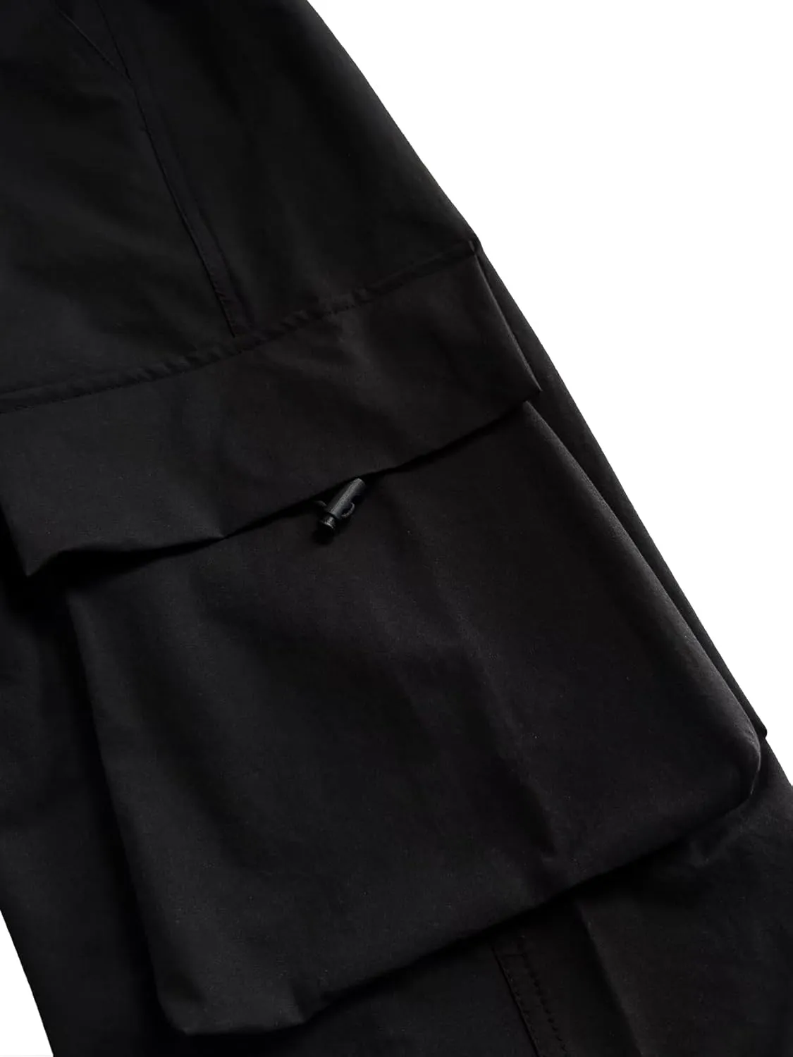 Girls Cargo Pants Elastic Waist Drawstring with Pockets Pants, 6-14 Years