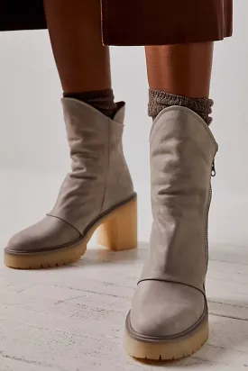 Jack Zip Ankle Boot ~ Nickel