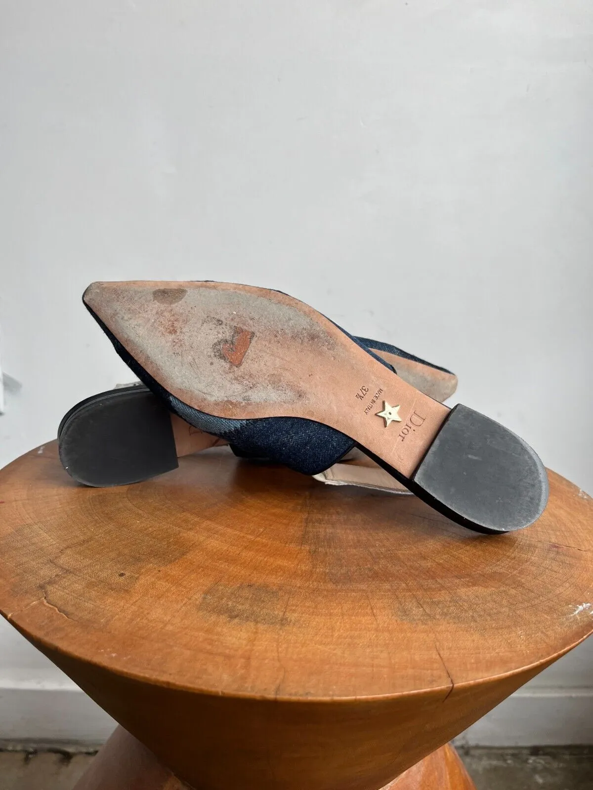 J'ADIOR PATCHWORK SLINGBACKS