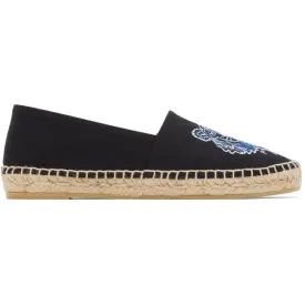 Kenzo Black Classic Tiger Espadrilles