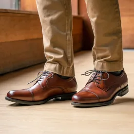 Midtown Cap Toe Oxford (Cognac)