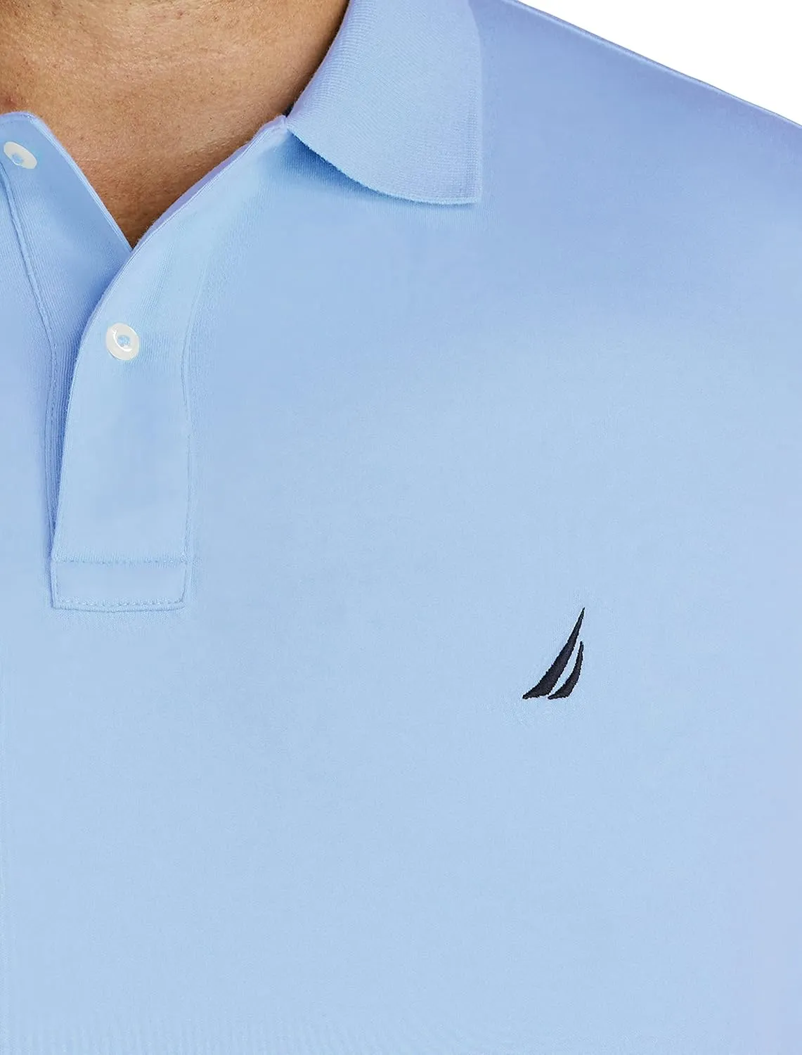 Nautica Men's Classic Fit Short Sleeve Solid Soft Cotton Polo Shirt