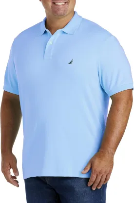 Nautica Men's Classic Fit Short Sleeve Solid Soft Cotton Polo Shirt