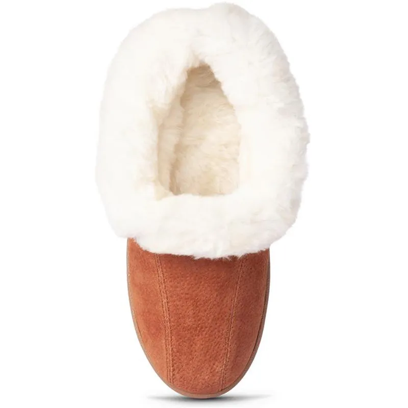 Old Friend Juliet Slipper Dark Chestnut II Suede (Women's)
