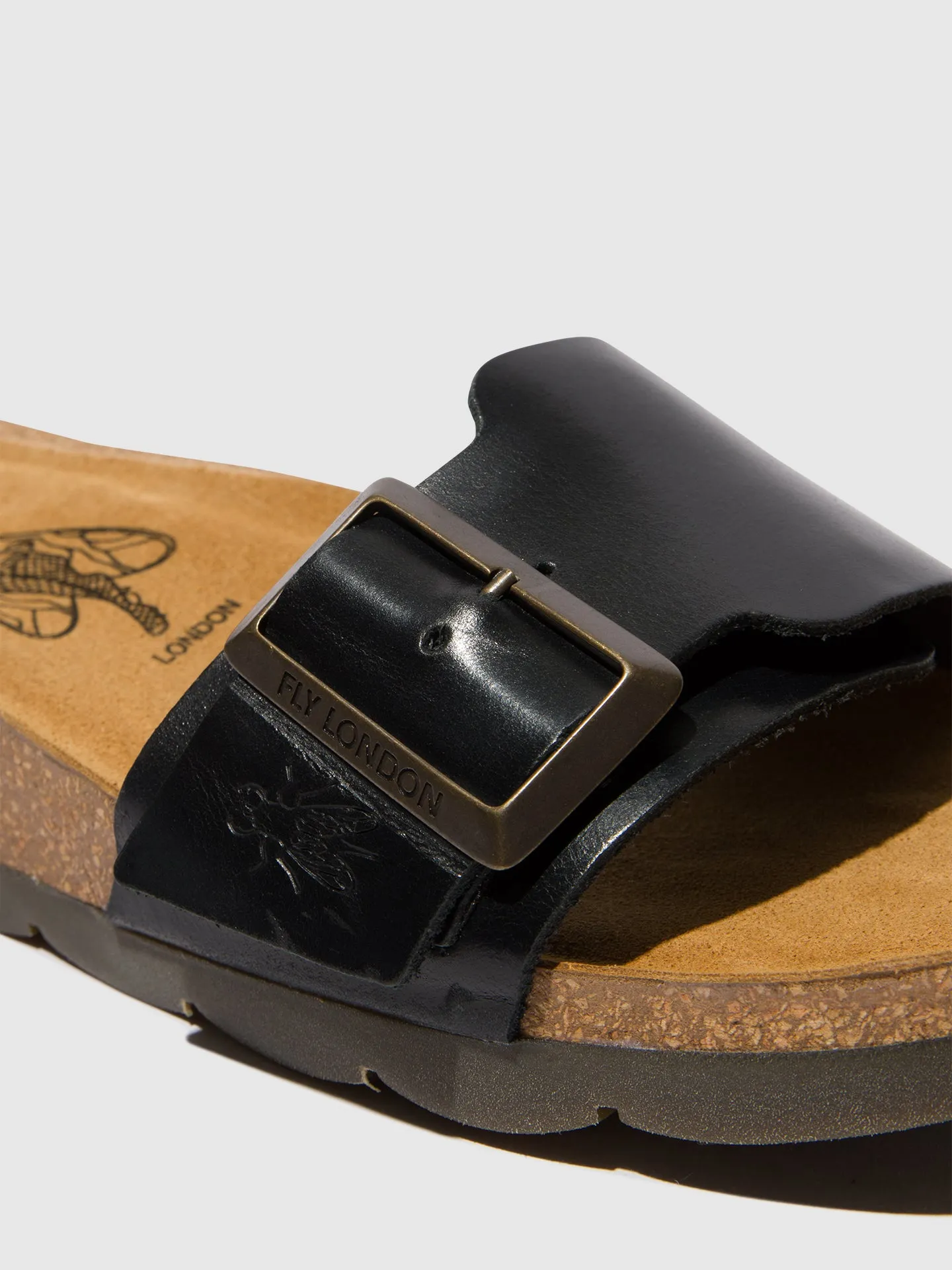Open Toe Mules CARB851FLY BLACK