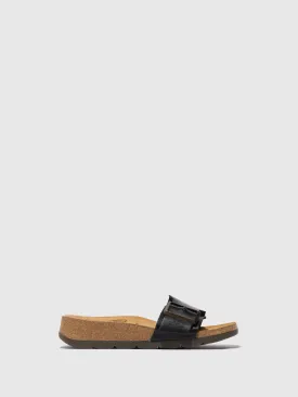 Open Toe Mules CARB851FLY BLACK