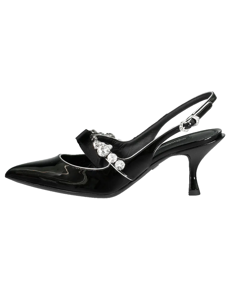 Patent Leather Lori Slingback Pump