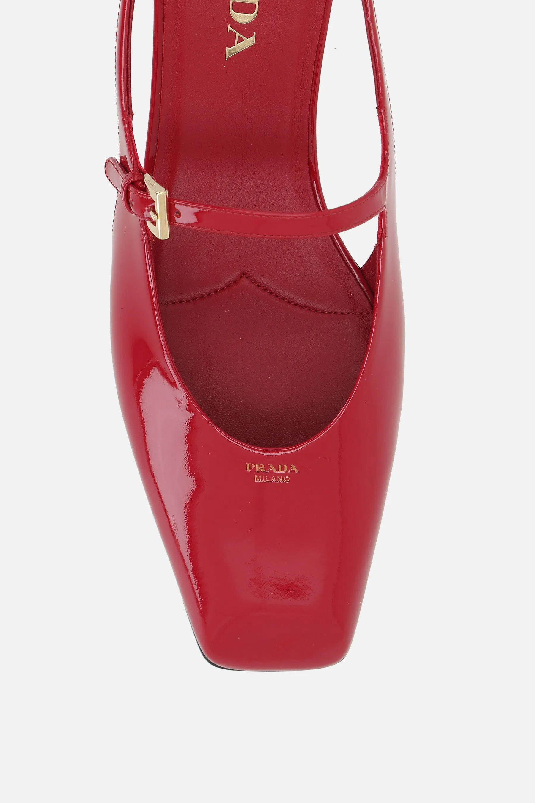 Patent Leather Slingback Heels