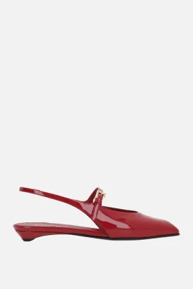 Patent Leather Slingback Heels
