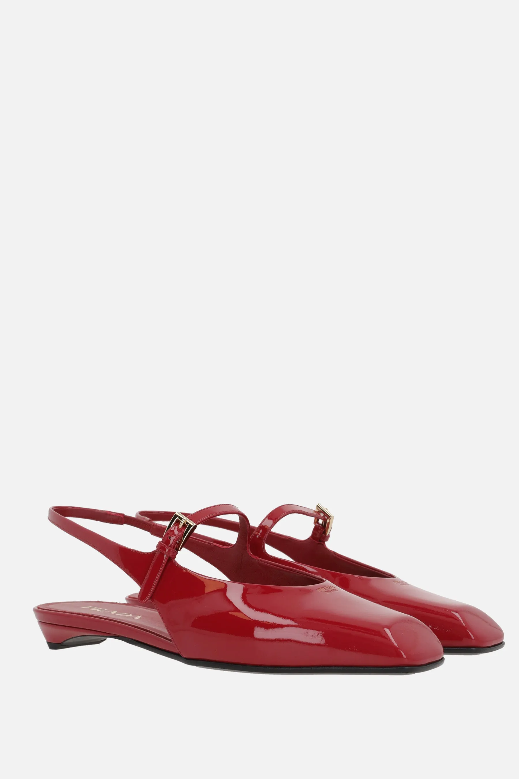 Patent Leather Slingback Heels