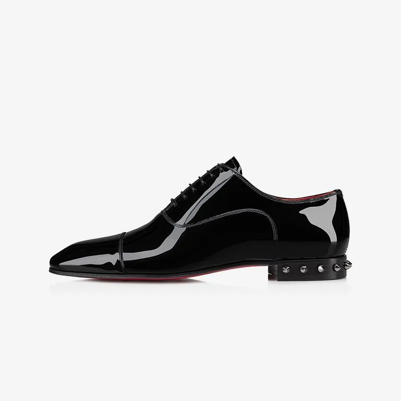 Patent Leather with Spiked Heel