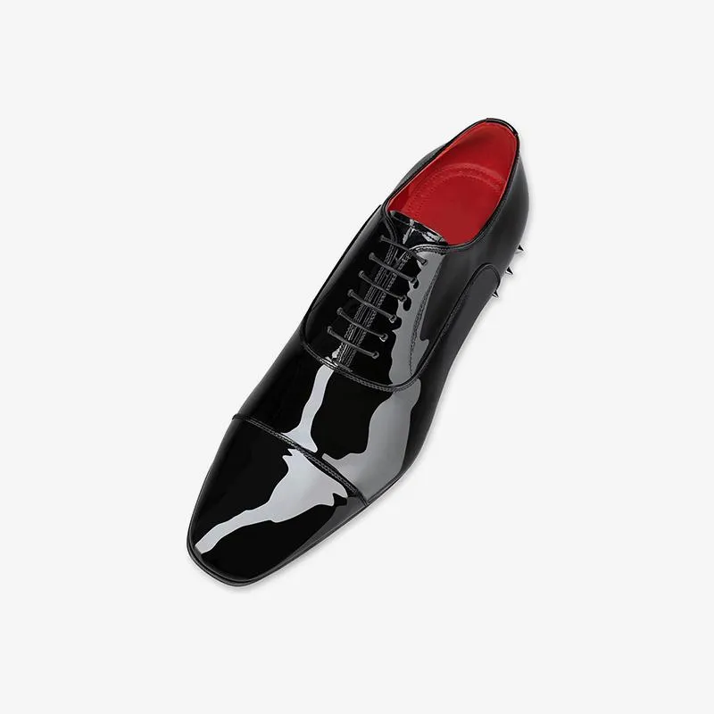 Patent Leather with Spiked Heel
