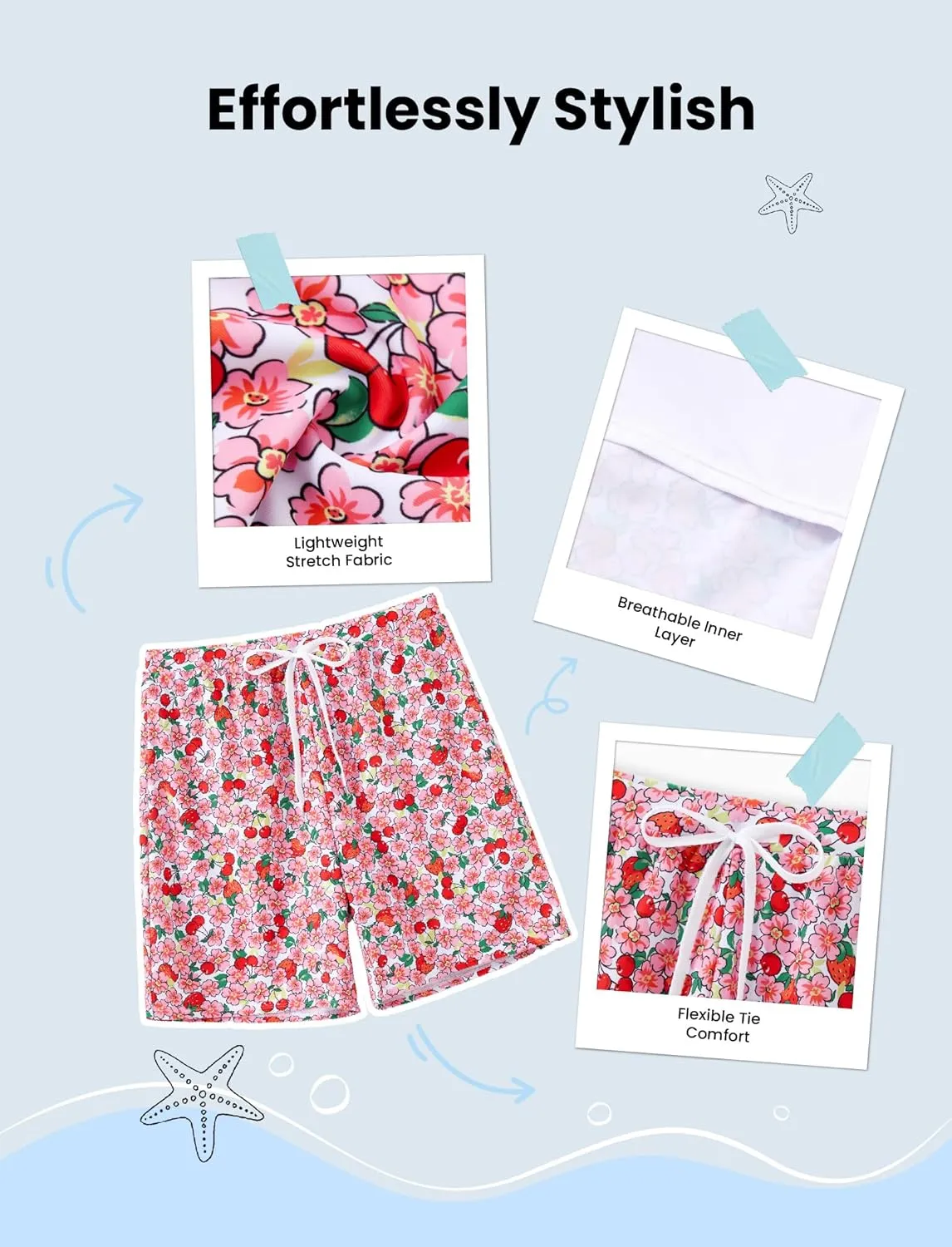 PATPAT Matching Hawaiian Swimsuits for Couples Two Piece Bikini Sets or Swim Trunks Summer Beach Vacation Swimwear