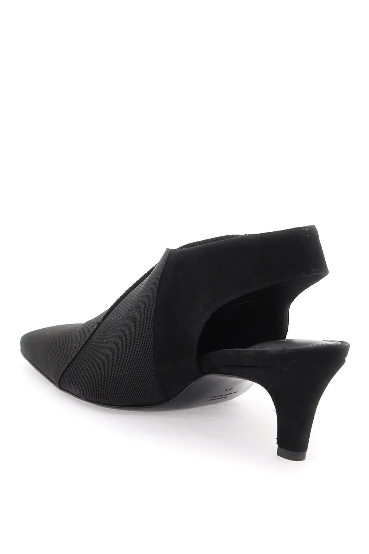 "mid Heel Elastic Slingback (Size - 39)