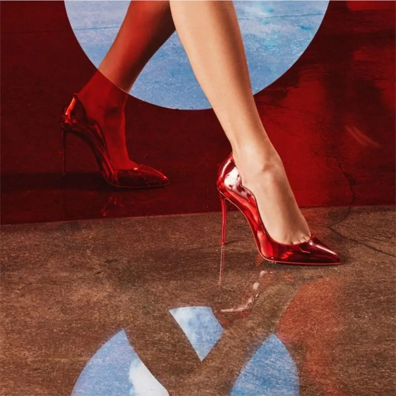 Red Patent Leather Pump