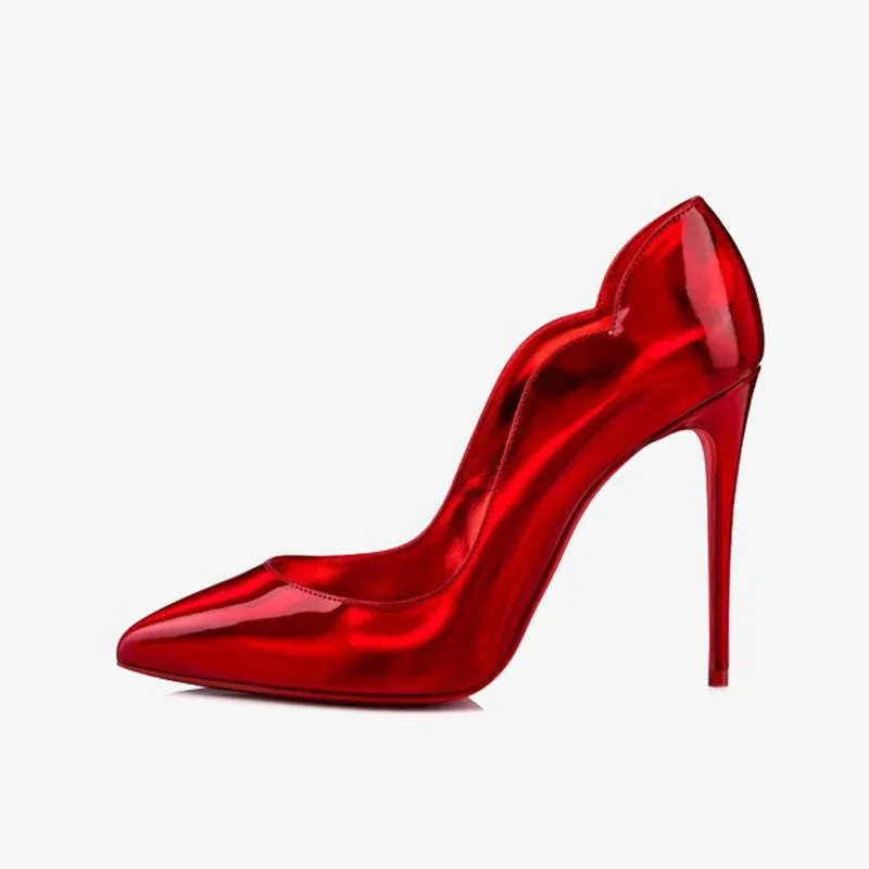 Red Patent Leather Pump