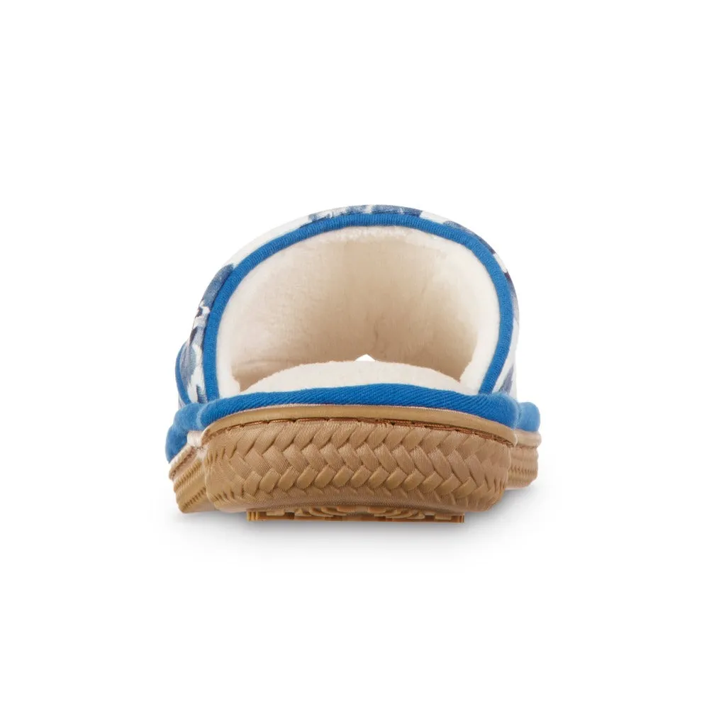 Women's Cotton Floral Keilly Slide with Enhanced Heel Cushion