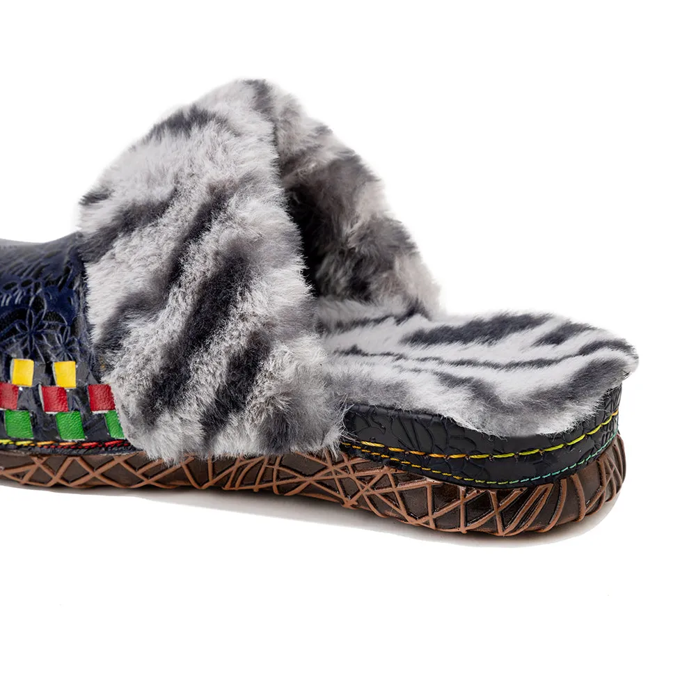 Women's Faux Fur Clog